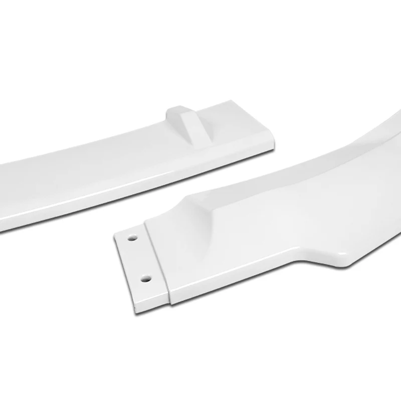 For 2011-2017 Honda Odyssey CK-Style Painted White Sport Front Bumper Body Splitter Spoiler Lip 3PCS - Image 2