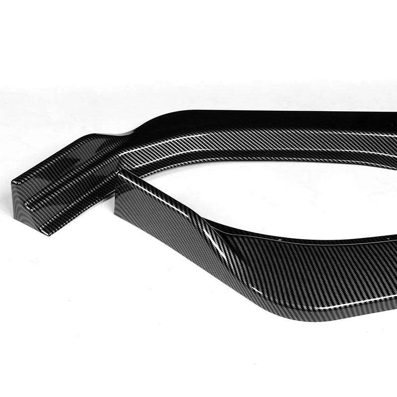 For 2011-2015 Toyota Sienna MP-Style Carbon Look Front Bumper Body Splitter Spoiler Lip 3PCS - Image 4