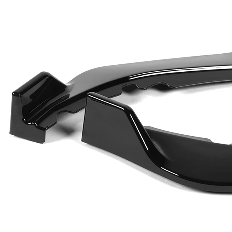 For 2011-2017 Honda Odyssey CK-Style Painted Black Sport Front Bumper Body Splitter Spoiler Lip 3PCS - Image 3