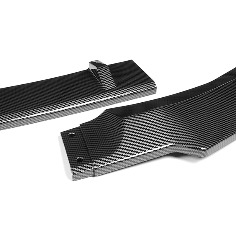 For 2011-2017 Honda Odyssey CK-Style Carbon Look Sport Front Bumper Body Splitter Spoiler Lip 3PCS - Image 2