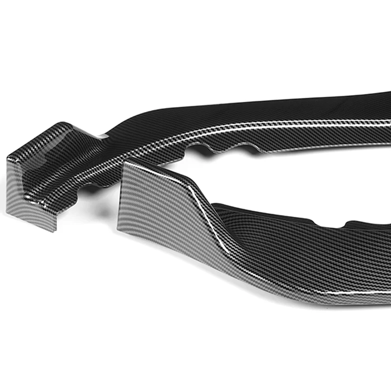 For 2011-2017 Honda Odyssey CK-Style Carbon Look Sport Front Bumper Body Splitter Spoiler Lip 3PCS - Image 3
