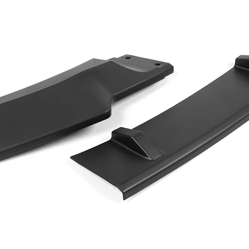 For 2011-2017 Honda Odyssey CK-Style Matte Black Sport Front Bumper Body Splitter Spoiler Lip 3PCS - Image 2