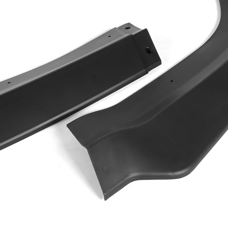 For 2011-2014 Dodge Charger SRT Matte Black Front Bumper Body Splitter Spoiler Lip 3PCS - Image 2