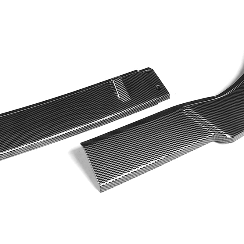 For 2011-2017 Toyota Sienna SE MP-Style Carbon Look Front Bumper Body Splitter Spoiler Lip 3PCS - Image 2