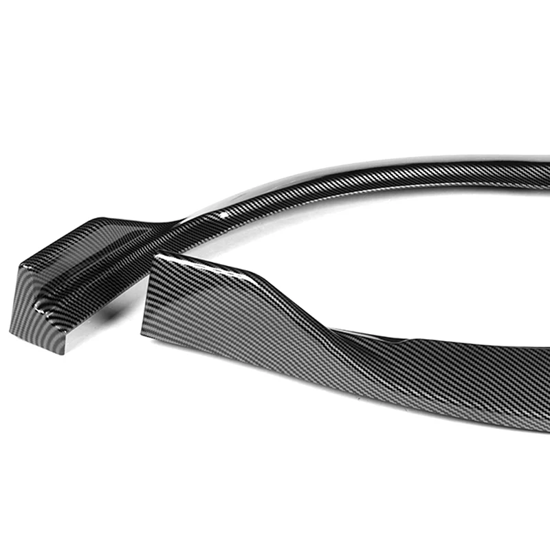 For 2011-2017 Toyota Sienna SE MP-Style Carbon Look Front Bumper Body Splitter Spoiler Lip 3PCS - Image 4