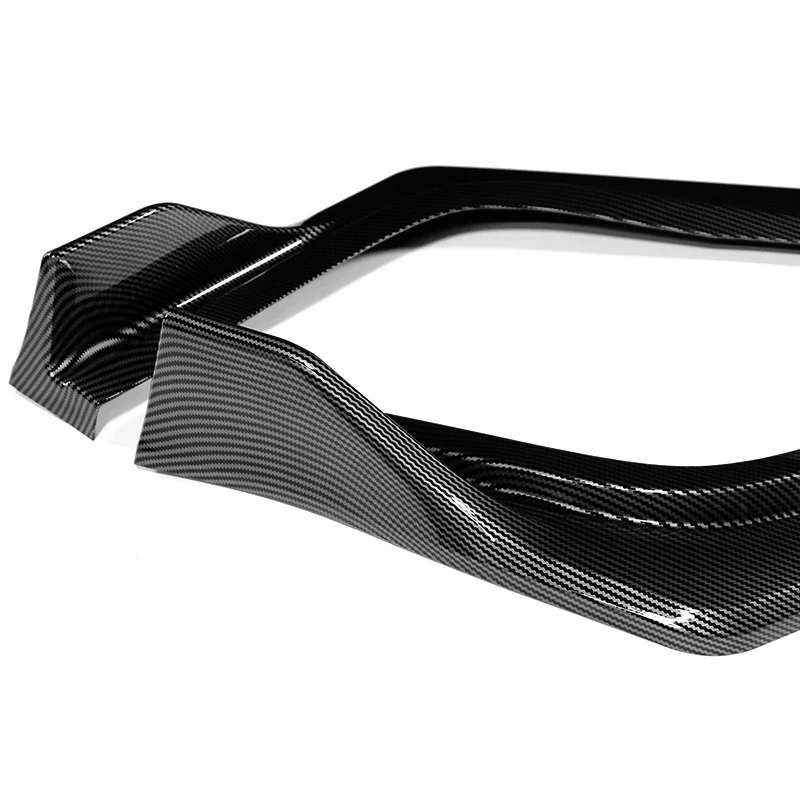 For 2012-2014 Toyota Camry SE Carbon Look Front Bumper Body Splitter Spoiler Lip 3PCS - Image 3