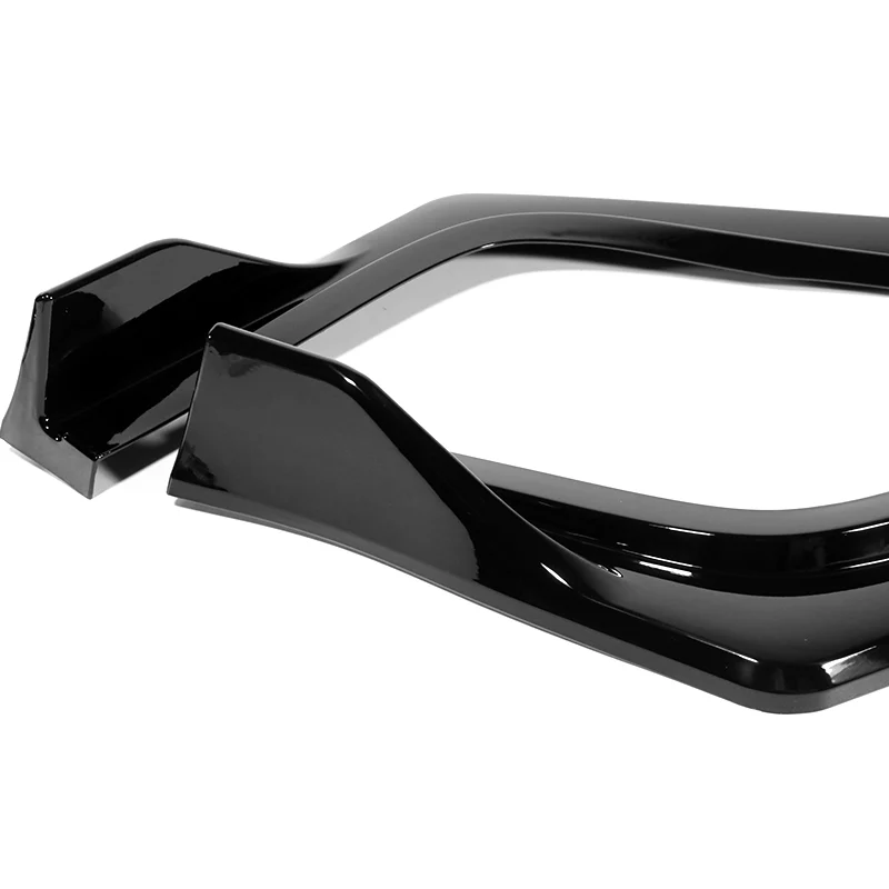 For 2012-2014 Toyota Camry SE Painted Black Front Bumper Body Splitter Spoiler Lip 3PCS - Image 3