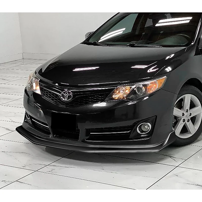 For 2012-2014 Toyota Camry SE Painted Black Front Bumper Body Splitter Spoiler Lip 3PCS - Image 5