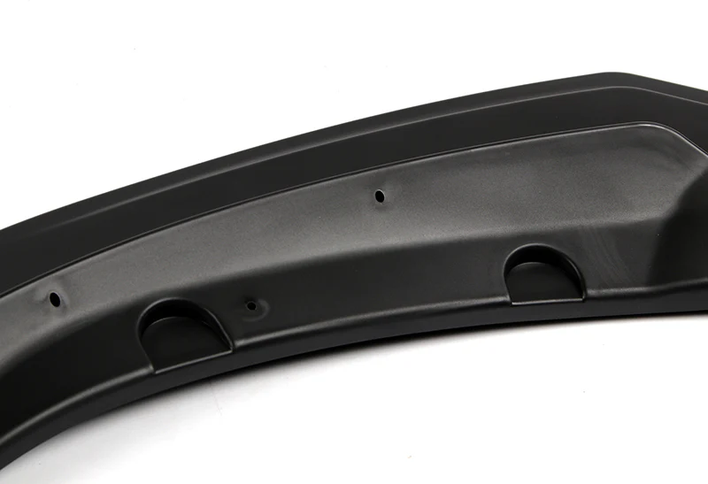 For 2017-2023 Tesla Model 3 Sedan Unpainted Matte Black Front Bumper Body Splitter Spoiler Lip 3PCS - Image 2