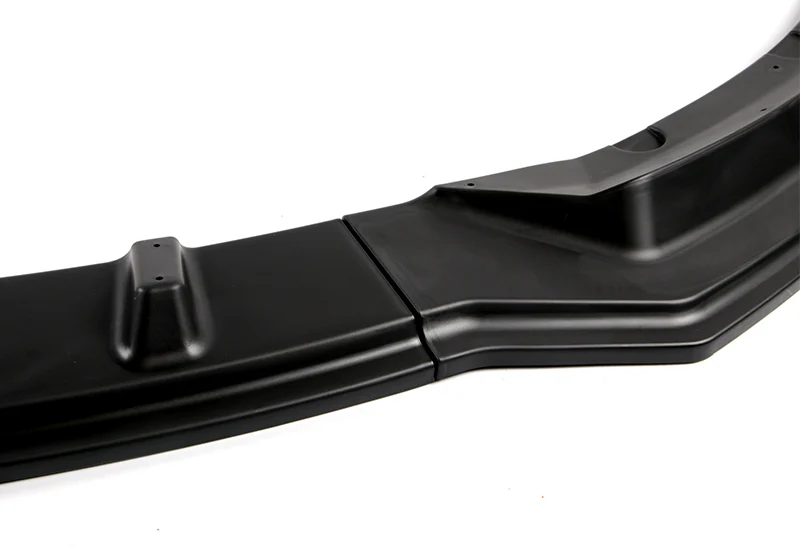For 2017-2023 Tesla Model 3 Sedan Unpainted Matte Black Front Bumper Body Splitter Spoiler Lip 3PCS - Image 4
