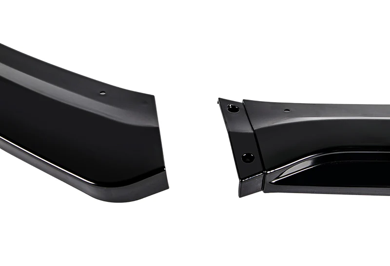 For 2012-2018 Ford Focus Painted Black Front Bumper Body Splitter Spoiler Lip 3PCS - Image 2