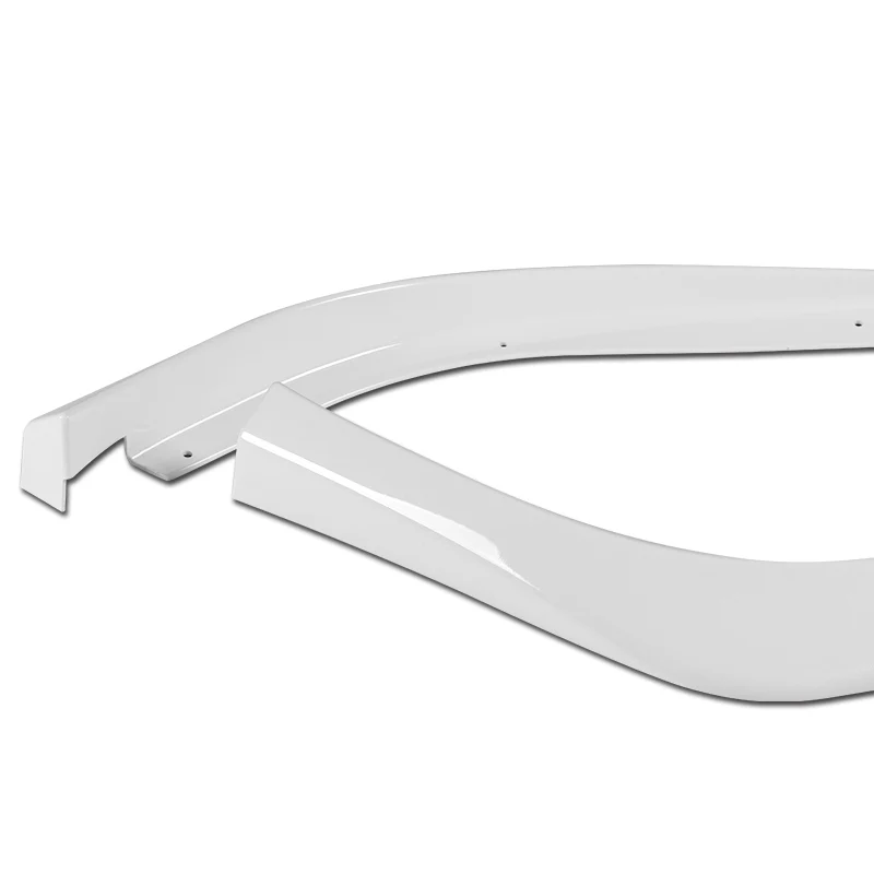 For 2013-2015 Honda Civic 4DR Painted White Aero-Style Front Bumper Body Splitter Spoiler Lip 3PCS - Image 3