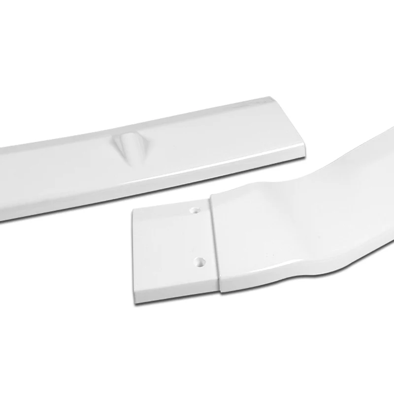 For 2013-2015 Nissan Altima Sedan Painted White Front Bumper Body Splitter Spoiler Lip 3PCS - Image 2