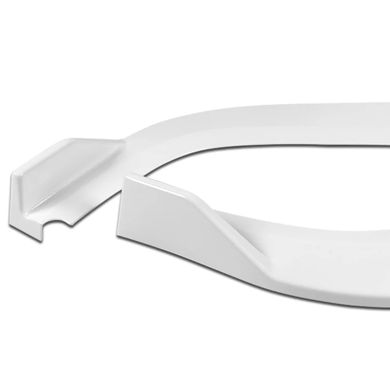 For 2013-2015 Nissan Altima Sedan Painted White Front Bumper Body Splitter Spoiler Lip 3PCS - Image 4