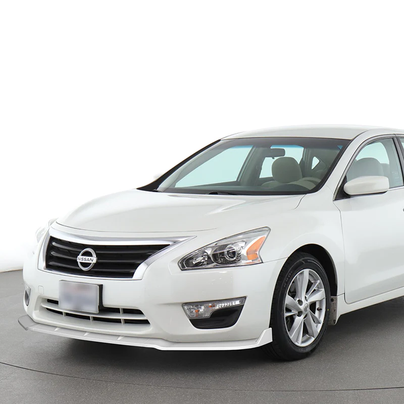 For 2013-2015 Nissan Altima Sedan Painted White Front Bumper Body Splitter Spoiler Lip 3PCS - Image 5