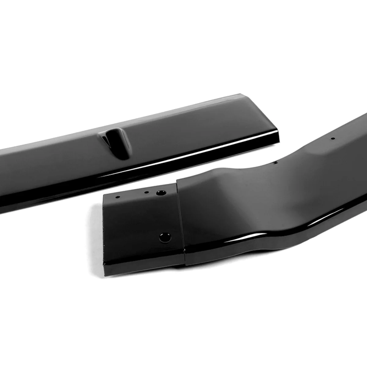 For 2013-2015 Nissan Altima Sedan Painted Black Front Bumper Body Splitter Spoiler Lip 3PCS - Image 2