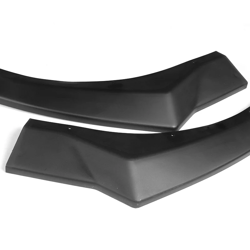 For 2021-2023 Hyundai Elantra Matte Black Front Bumper Body Splitter Spoiler Lip 3PCS - Image 2