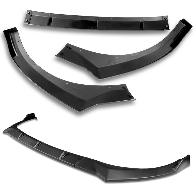 For 2021-2023 Hyundai Elantra Matte Black Front Bumper Body Splitter Spoiler Lip 3PCS - Image 4