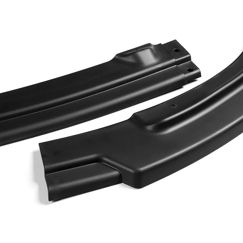 For 2010-2013 Infiniti G37 Sedan 4DR Matte Black JDM Front Bumper Body Splitter Spoiler Lip 3PCS - Image 2