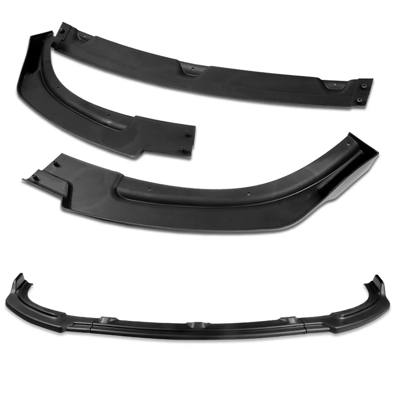 For 2010-2013 Infiniti G37 Sedan 4DR Matte Black JDM Front Bumper Body Splitter Spoiler Lip 3PCS - Image 3