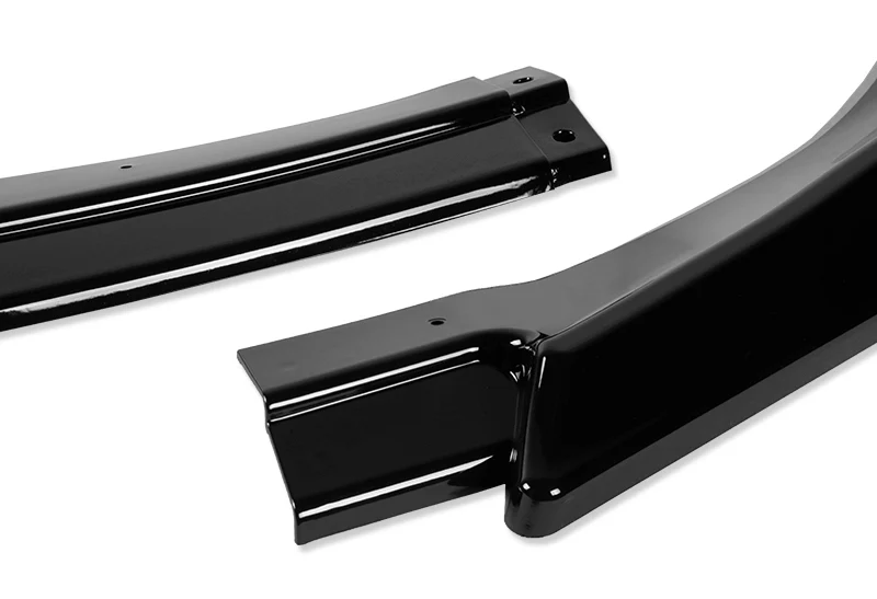 For 2013-2016 Hyundai Genesis Coupe Painted Black KS-Style Front Bumper Body Splitter Spoiler Lip 3PCS - Image 2