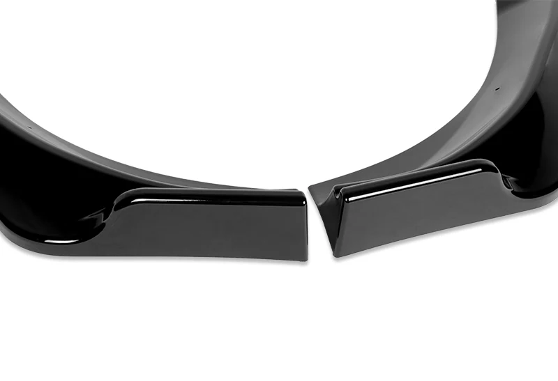For 2013-2016 Hyundai Genesis Coupe Painted Black KS-Style Front Bumper Body Splitter Spoiler Lip 3PCS - Image 3