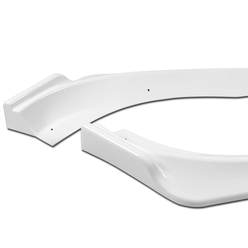 For 2013-2016 Hyundai Genesis Coupe Painted White KS-Style Front Bumper Body Splitter Spoiler Lip 3PCS - Image 3