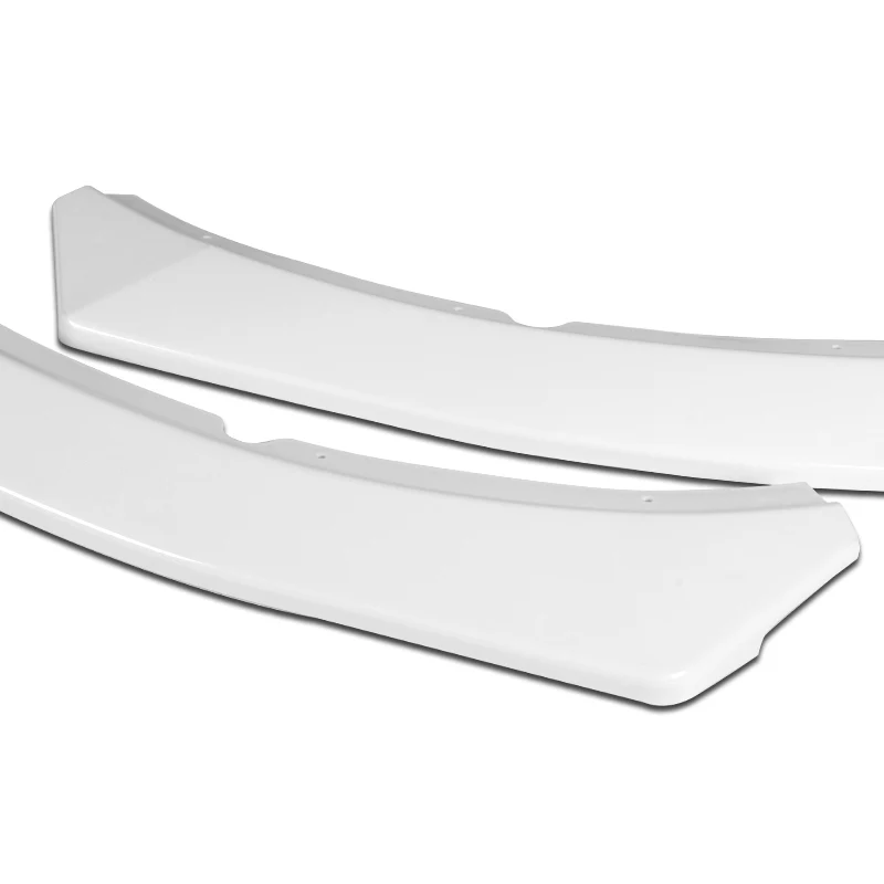 For 2014-2015 Kia Optima STP-Style Painted White Front Bumper Body Splitter Spoiler Lip 3PCS - Image 2