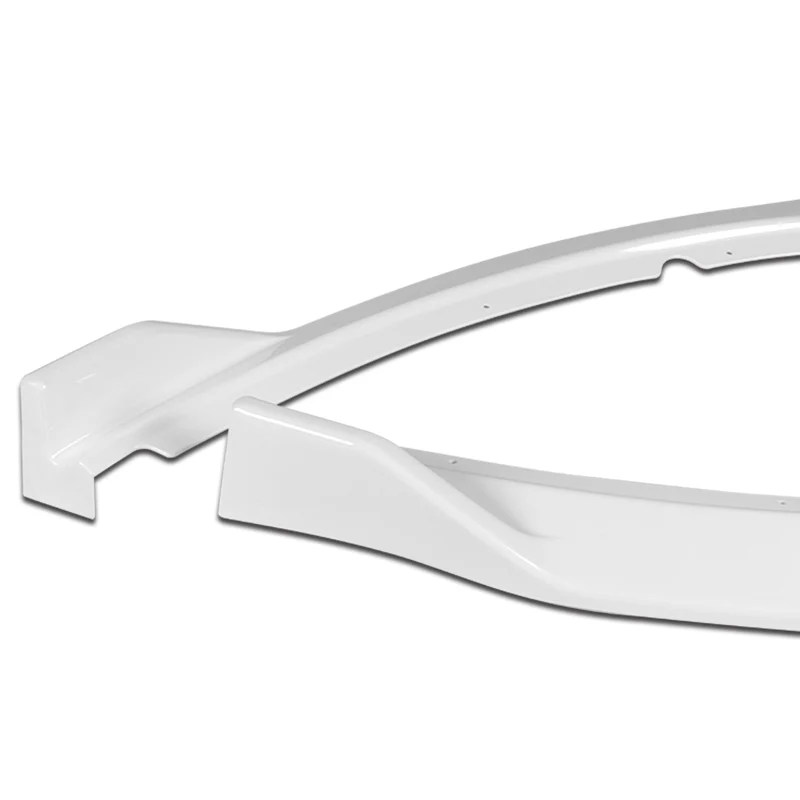 For 2014-2015 Kia Optima STP-Style Painted White Front Bumper Body Splitter Spoiler Lip 3PCS - Image 4