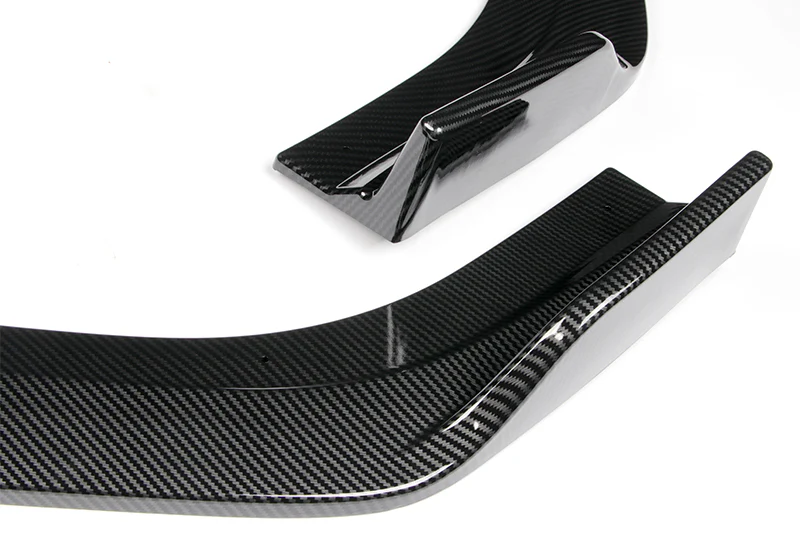 For 2019-2022 Nissan Altima Sedan Carbon Look Front Bumper Body Splitter Spoiler Lip 3PCS - Image 4