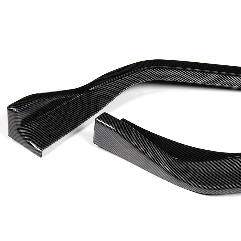 For 2014-2016 Lexus IS250 IS350 F-Sport JDM Carbon Look Front Bumper Body Splitter Spoiler Lip 3PCS - Image 3