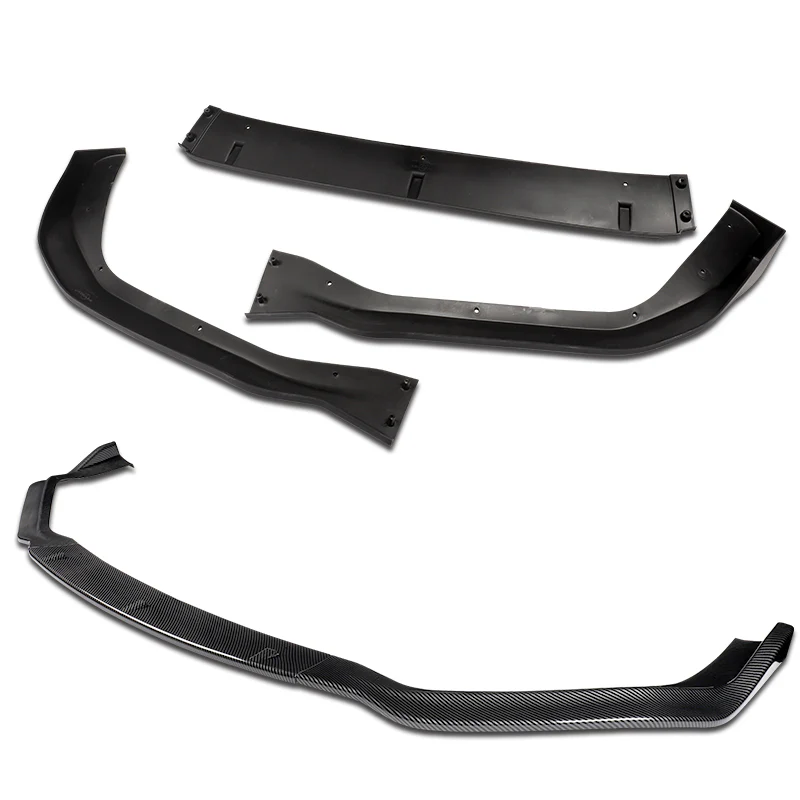 For 2014-2016 Lexus IS250 IS350 F-Sport JDM Carbon Look Front Bumper Body Splitter Spoiler Lip 3PCS - Image 4