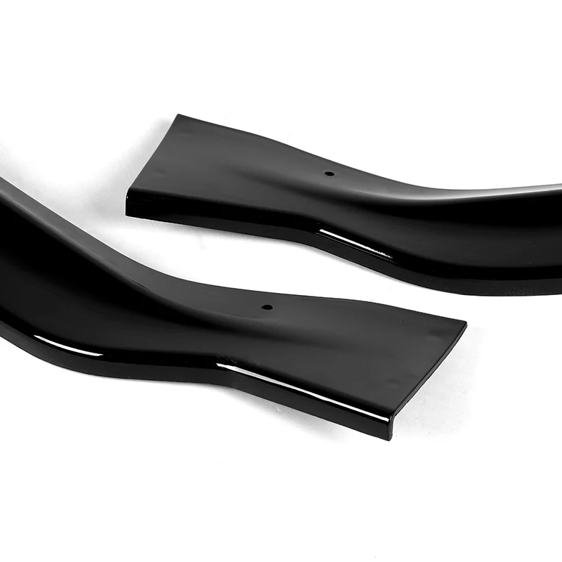 For 2014-2016 Lexus IS250 IS350 F-Sport JDM Painted Black Front Bumper Body Splitter Spoiler Lip 3PCS - Image 2