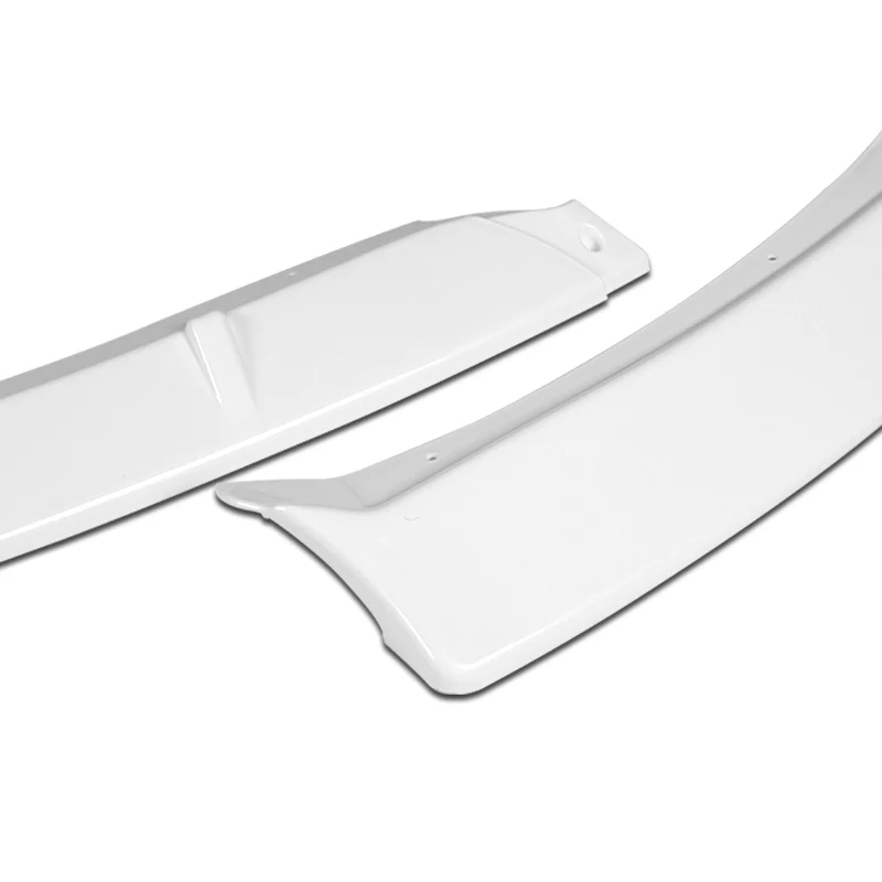 For 2014-2016 Toyota Corolla Base L/LE Model Painted White Front Bumper Body Splitter Spoiler Lip 3PCS - Image 2