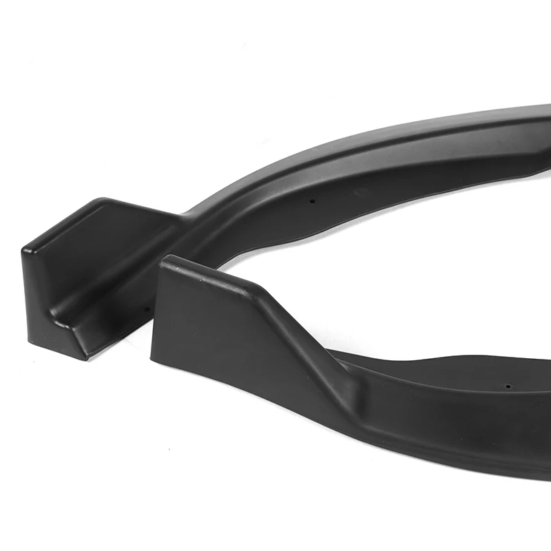 For 2015-2017 Toyota Camry STP-Style Matte Black Front Bumper Body Splitter Spoiler Lip 3PCS - Image 3