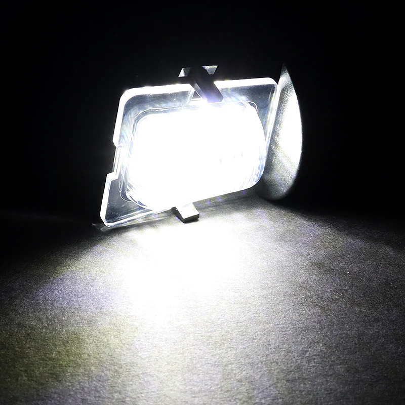 For 2007-2018 Jeep Wrangler JK Xenon White 18-SMD LED 6000K License Plate Lights - Image 5
