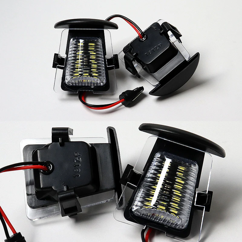 For 2007-2018 Jeep Wrangler JK Xenon White 18-SMD LED 6000K License Plate Lights - Image 6