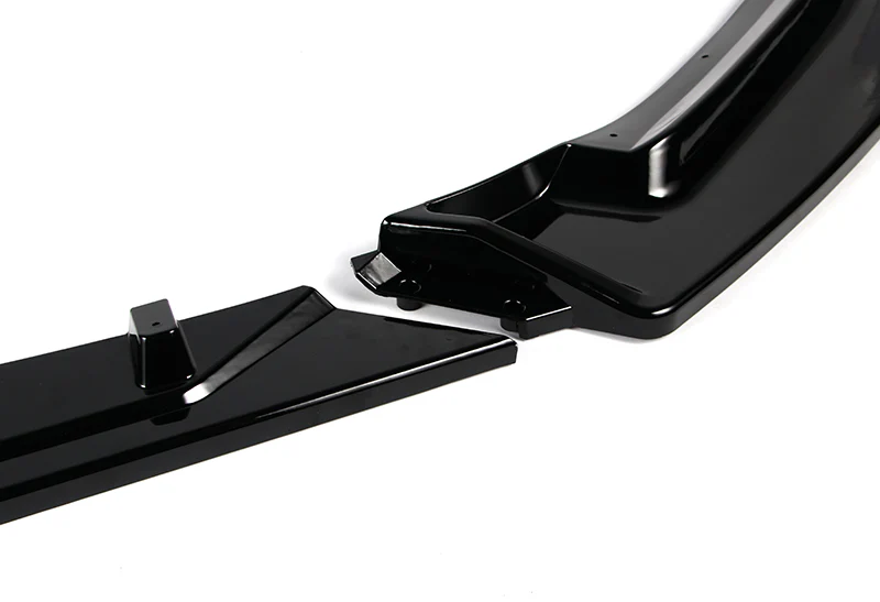 For 2014-2018 Mazda 3 Axela Painted Black Front Bumper Body Splitter Spoiler Lip 3PCS - Image 2