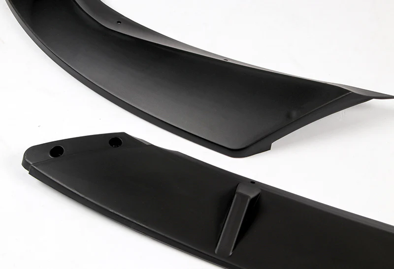 For 2019-2022 BMW G20 M-Sport M340i Unpainted Matte Black Front Bumper Body Splitter Spoiler Lip 3PCS - Image 2