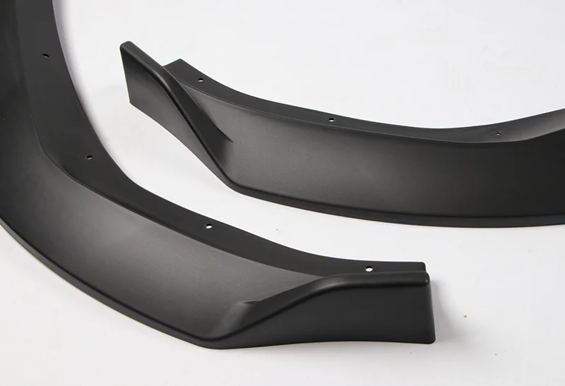 For 2019-2022 BMW G20 M-Sport M340i Unpainted Matte Black Front Bumper Body Splitter Spoiler Lip 3PCS - Image 3