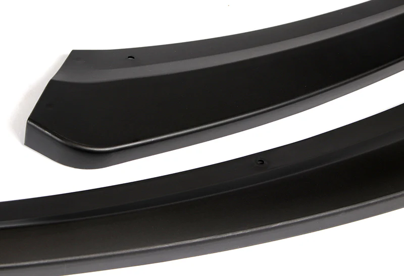 For 2012-2018 Ford Focus Unpainted Matte Black Front Bumper Body Splitter Spoiler Lip 3PCS - Image 3