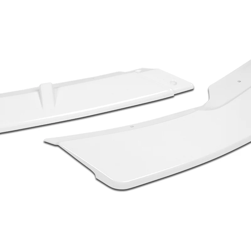 For 2015-2017 Hyundai Sonata STP-Style Painted White Front Bumper Body Splitter Spoiler Lip 3PCS - Image 2