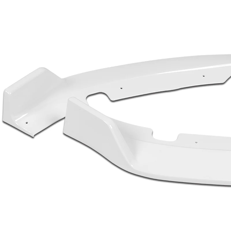 For 2015-2017 Hyundai Sonata STP-Style Painted White Front Bumper Body Splitter Spoiler Lip 3PCS - Image 4