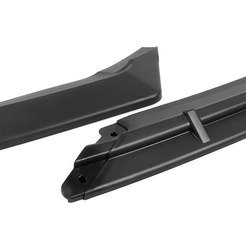 For 2018-2019 Hyundai Sonata Matte Black Front Bumper Body Splitter Spoiler Lip 3PCS - Image 2