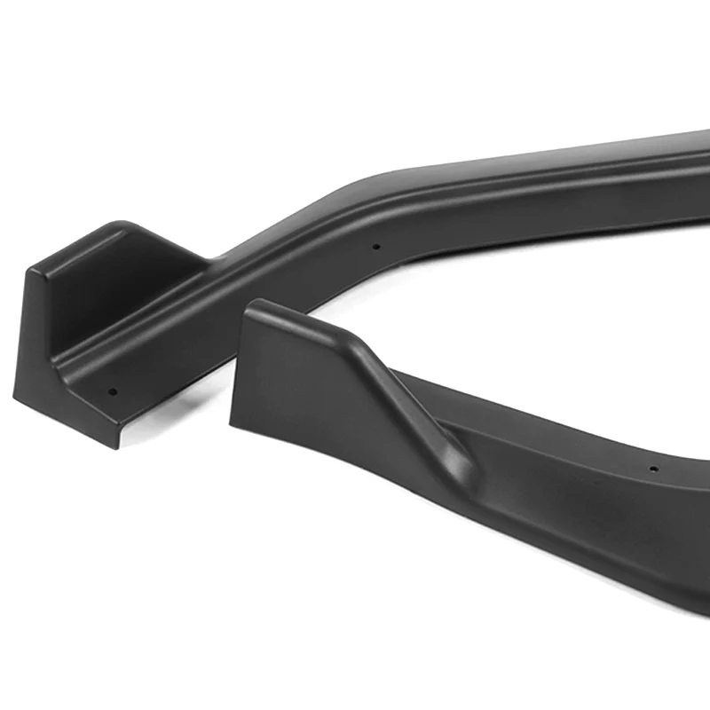 For 2018-2019 Hyundai Sonata Matte Black Front Bumper Body Splitter Spoiler Lip 3PCS - Image 4