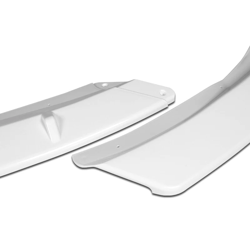 For 2015-2017 Toyota Camry STP-Style Painted White Front Bumper Body Splitter Spoiler Lip 3PCS - Image 2