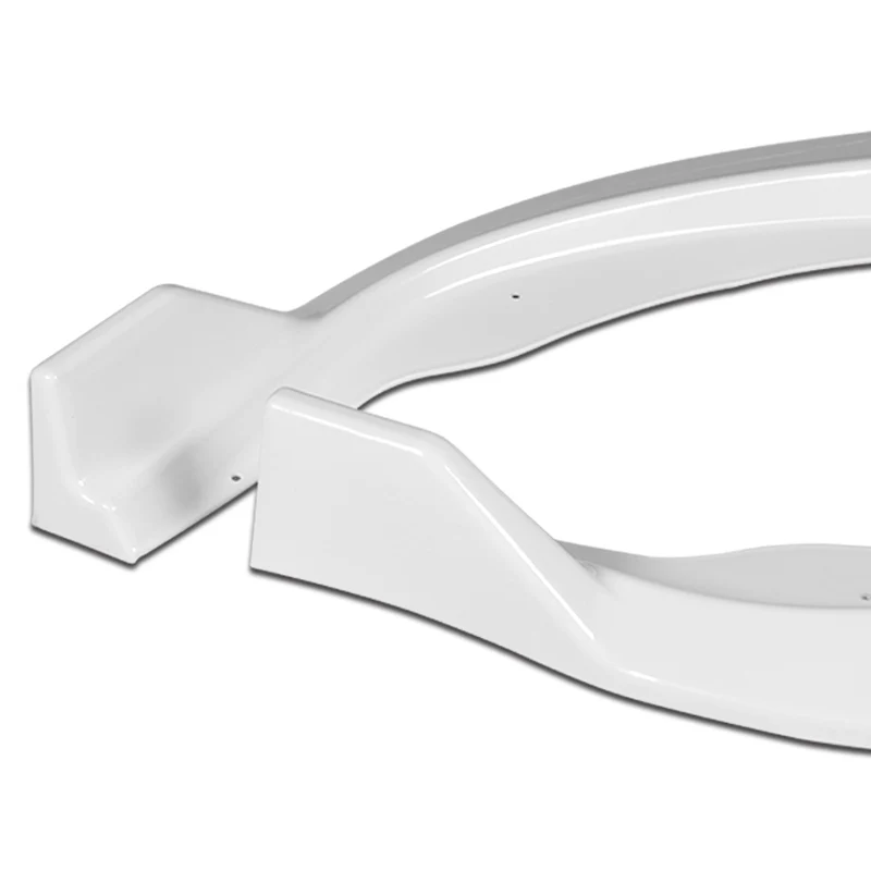 For 2015-2017 Toyota Camry STP-Style Painted White Front Bumper Body Splitter Spoiler Lip 3PCS - Image 3