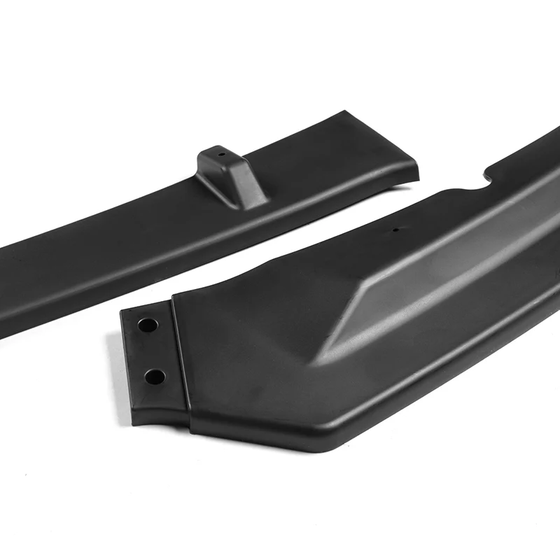 For 2016-2019 Jaguar XE STP-Style Matte Black Front Bumper Body Splitter Spoiler Lip 3PCS - Image 2