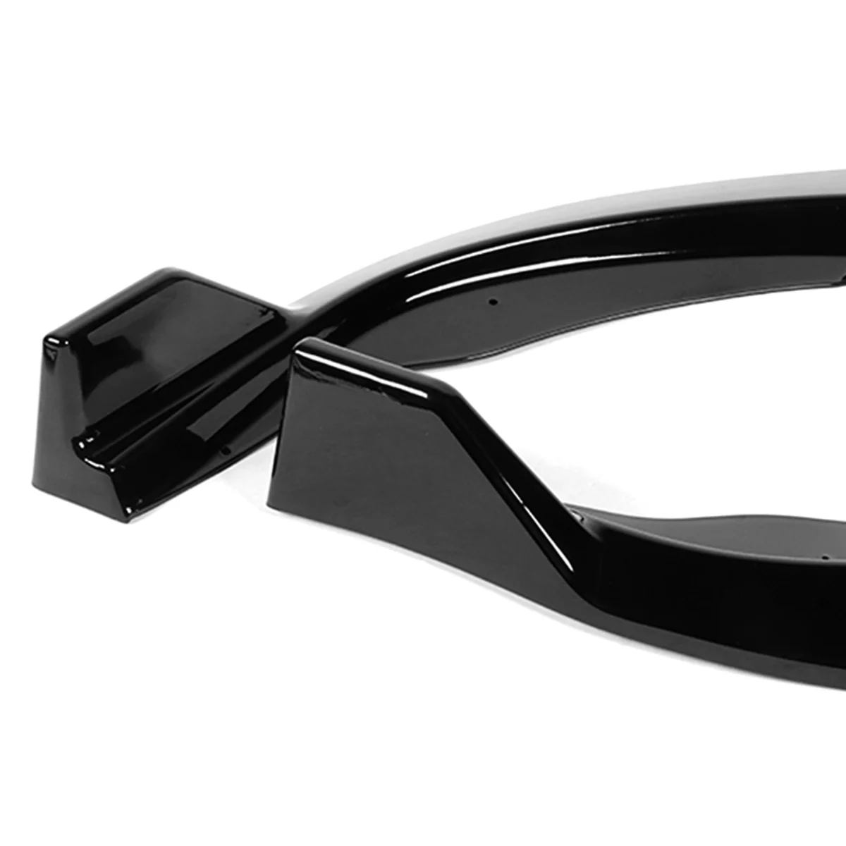 For 2015-2017 Toyota Camry STP-Style Painted Black Front Bumper Body Splitter Spoiler Lip 3PCS - Image 3