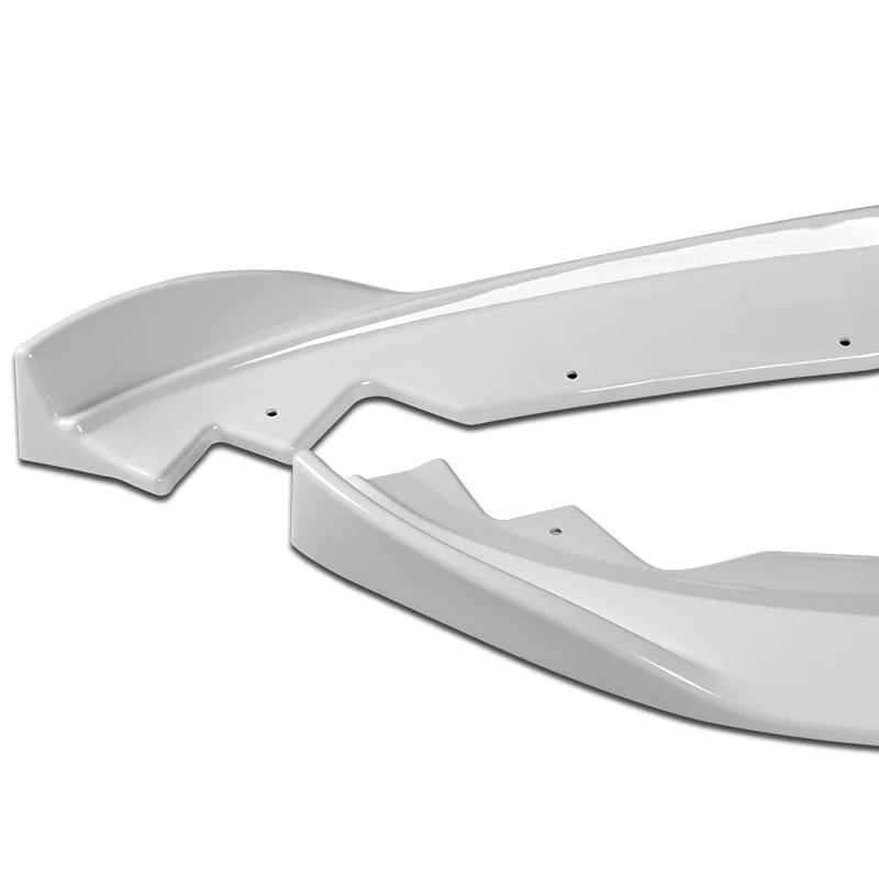 For 2015-2018 Cadillac ATS Painted White Front Bumper Body Splitter Spoiler Lip 3PCS - Image 3